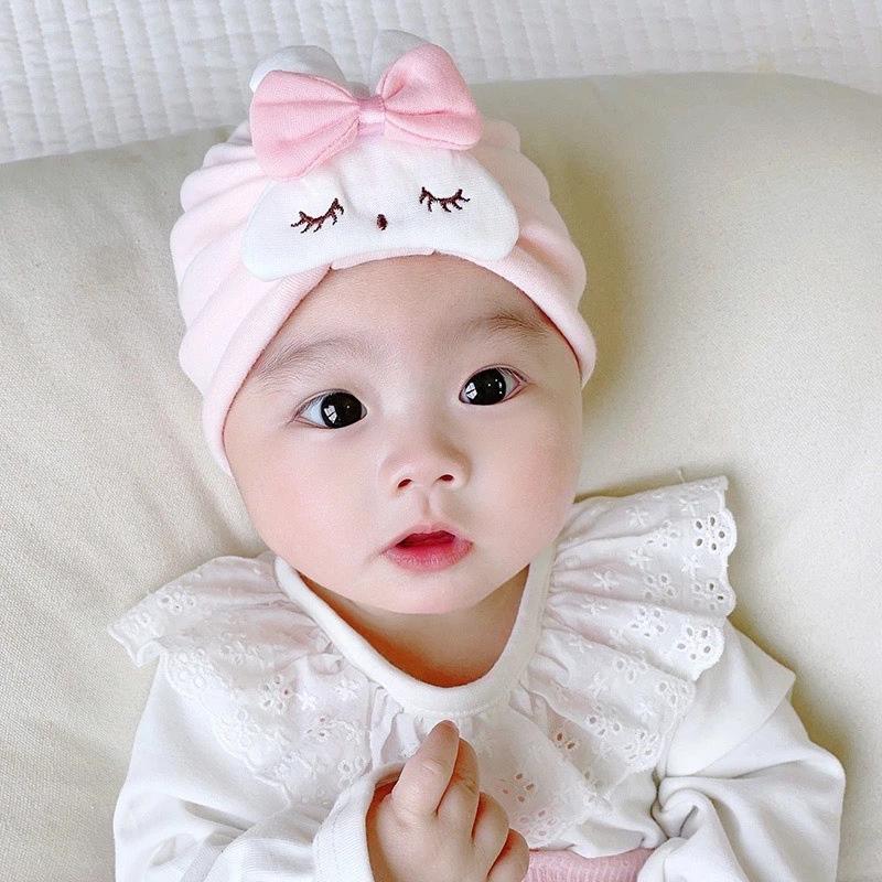 Set Mũ Turban Kèm Tất Cao Cổ hình Gấu, Thỏ ChicBaby Có Chống Trơn Trượt Dễ Thương Cho Bé Gái