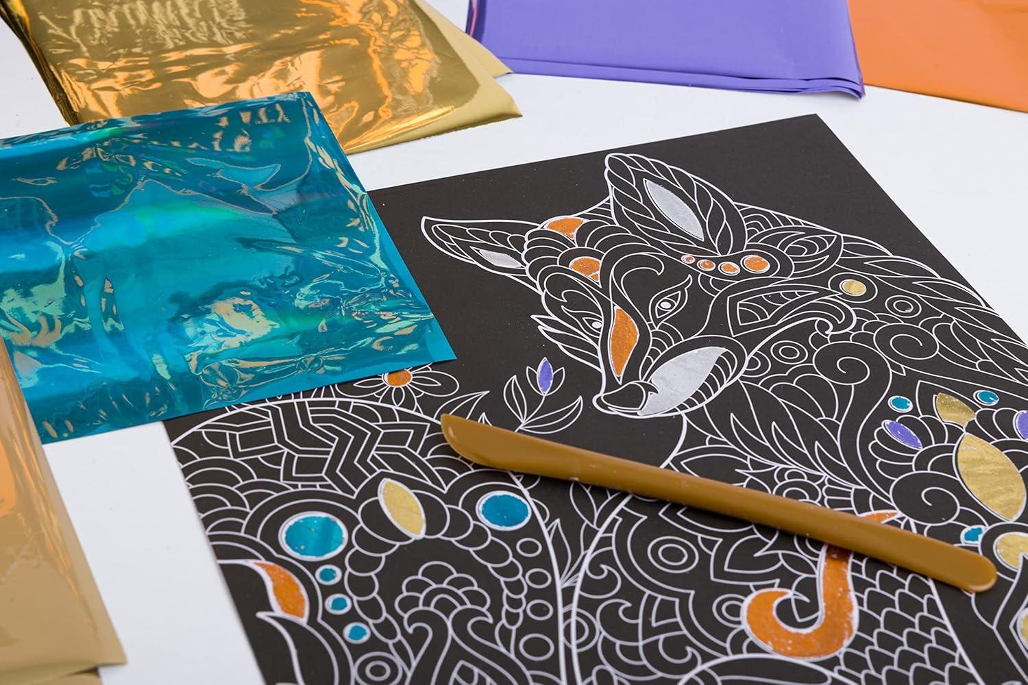 Sách ngoại văn: Kaleidoscope Creativity Foil Art Animals