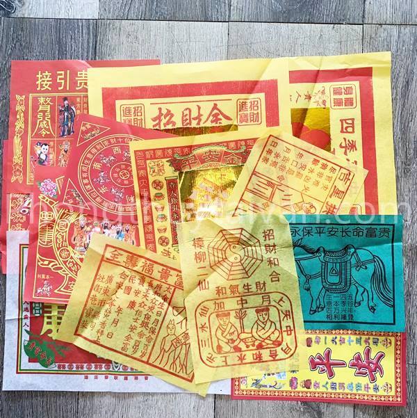 Giấy cúng Mùng một,Ngày rằmhàng tháng -Đủ bộ