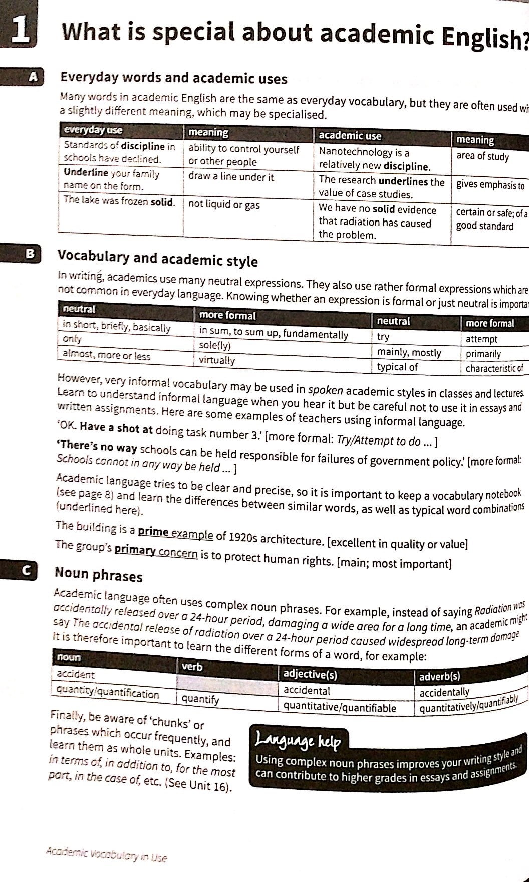 Academic Vocabulary in Use Edition with Answers Edition: Vocabulary Reference and Practice