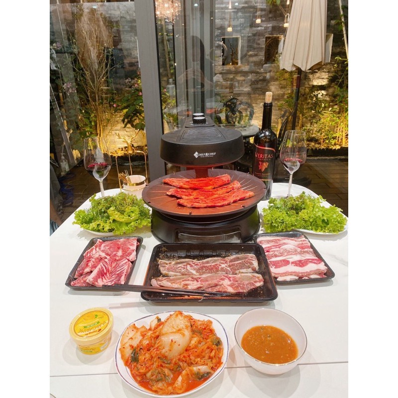 Bếp nướng điện không khói Chef BBQ tiện lợi dễ vệ sinh