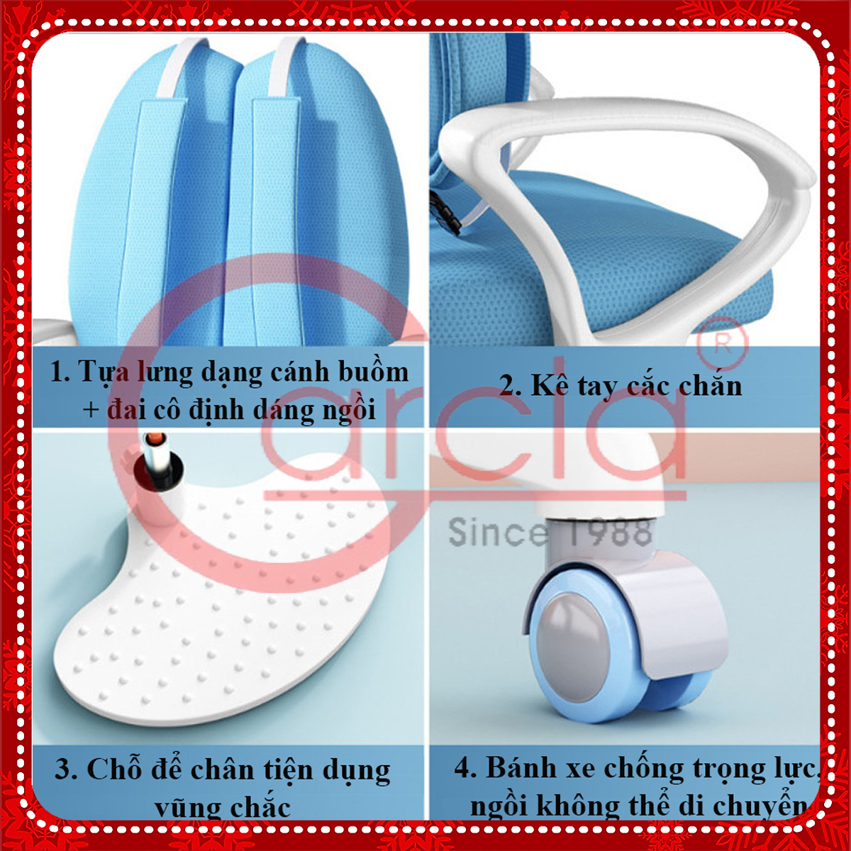 Ghế ngồi học trẻ em chống gù, chống cận - Ghế chống gù học sinh - Ghế học sinh - Hàng chính hãng