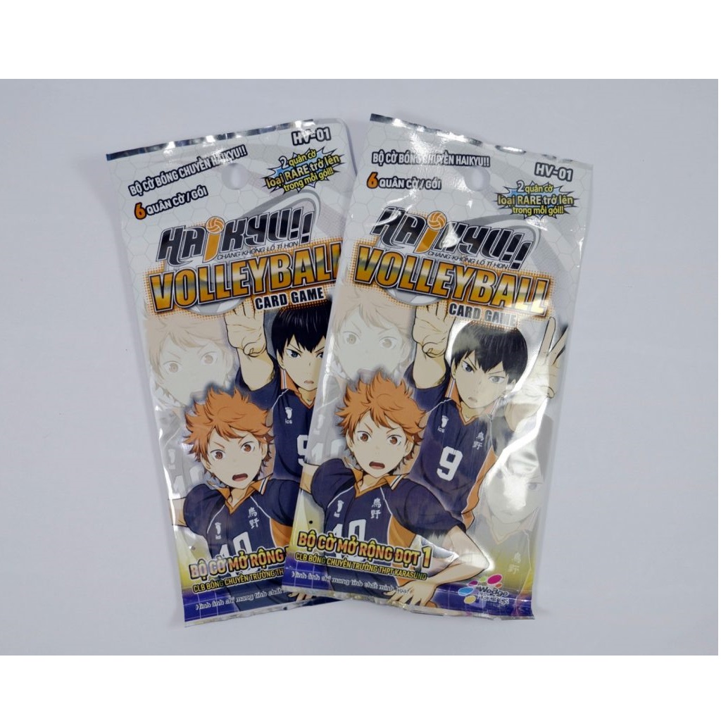 Gói cờ mở rộng HV-01 - Bộ cờ bóng chuyền HAIKYU - 6 Quân cờ / Gói