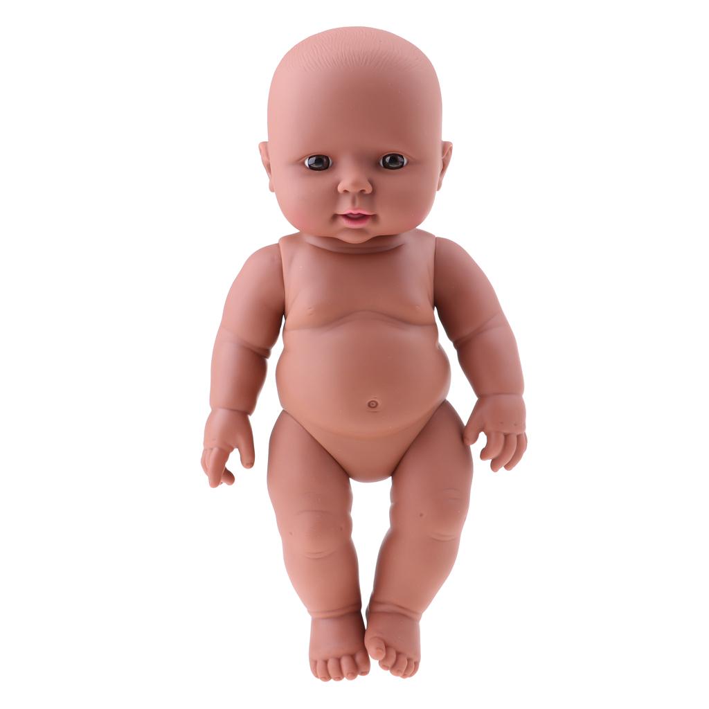 30cm Newborn Silicone Doll Vinyl Reborn Baby Girl Doll Toddler Sleeping Toy