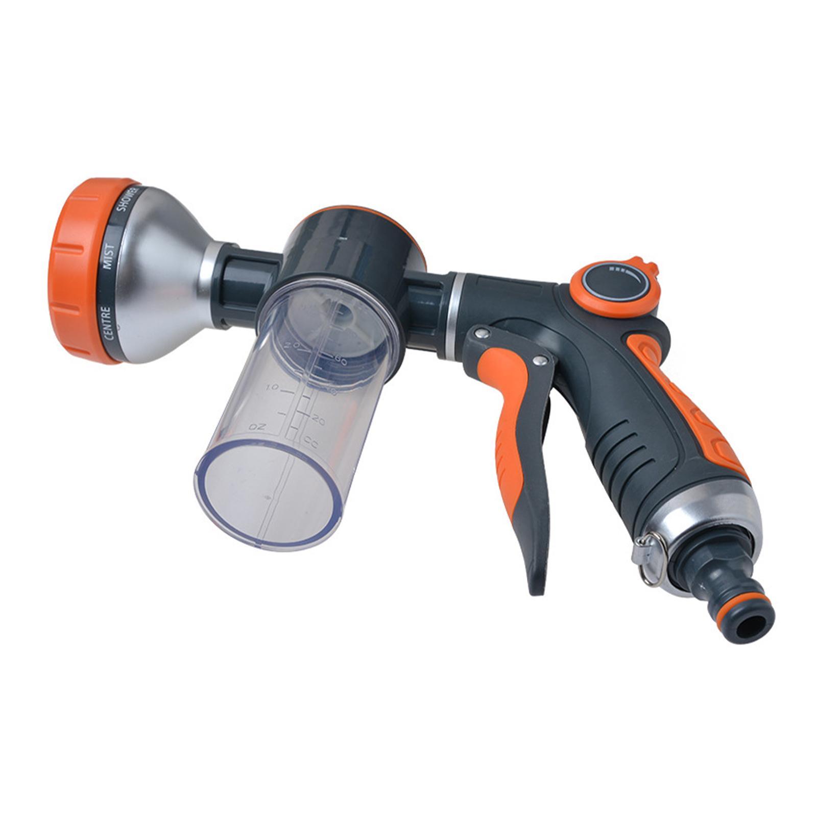 Garden Hose Nozzle Water Hose Nozzle Sprayer for Lawn Cleaning Car Wash