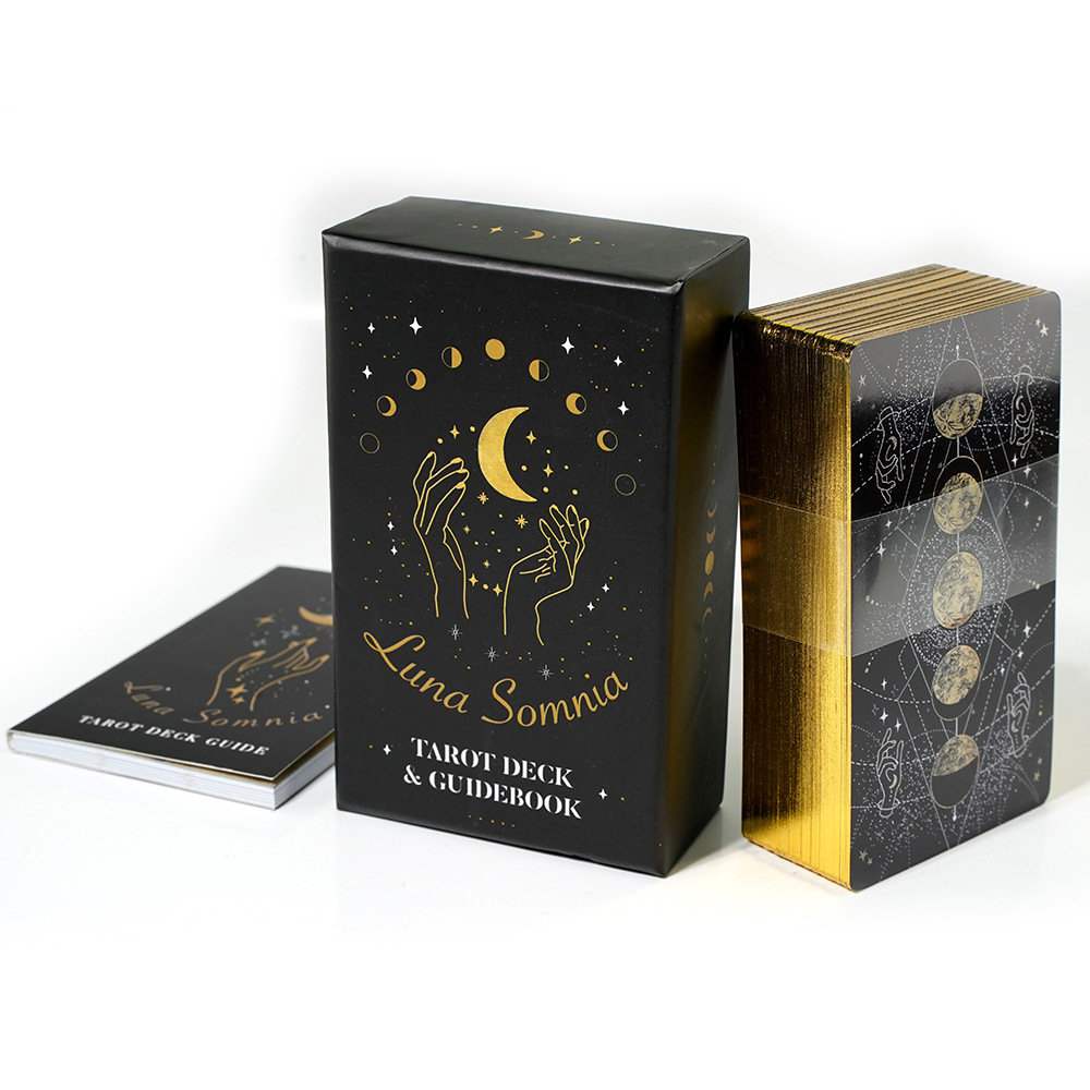 [Mạ Cạnh Size Gốc] Bộ Bài Luna Somnia Tarot 78 Lá Bài 7x12 Cm Hộp Cứng Cao Cấp Kèm Hướng Dẫn