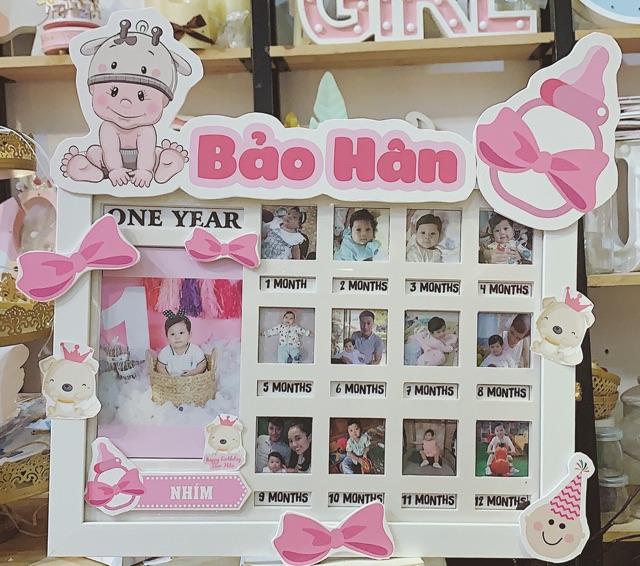 Khung hình 12 tháng của bé