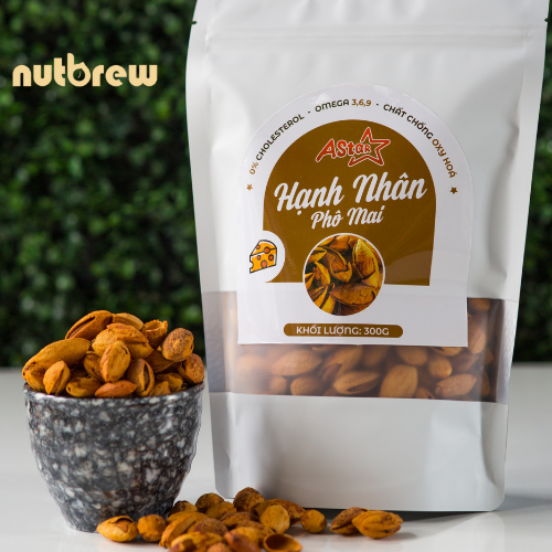 HẠNH NHÂN PHÔ MAI ASTAR TÚI 300Gr