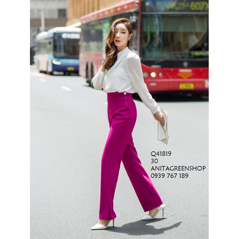 ÁO SƠ MI NỮ CỔ TRỤ _Q41819
