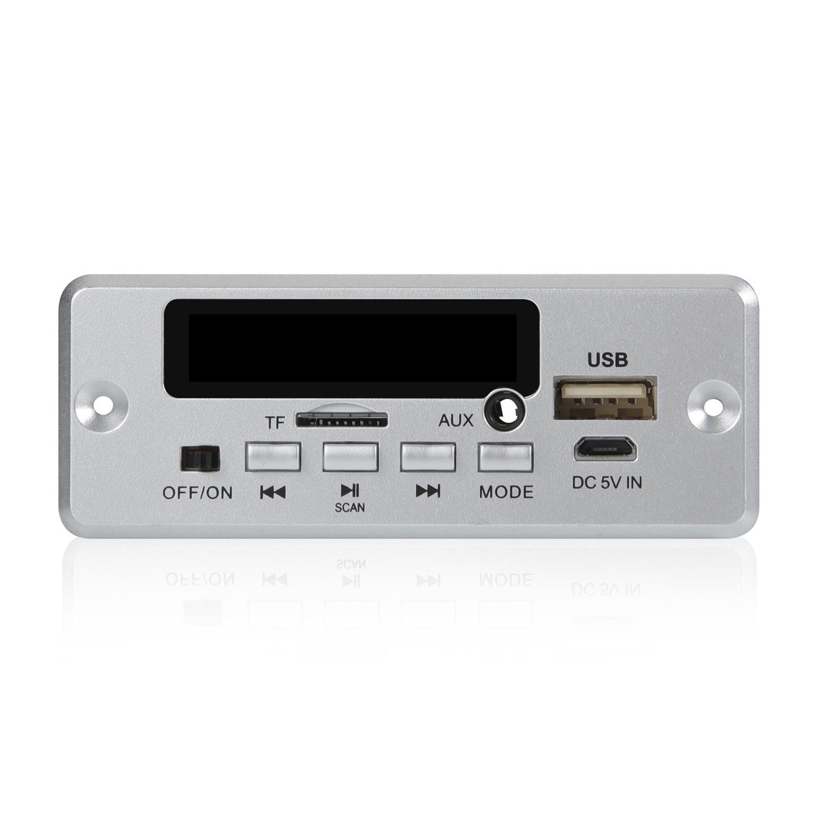 Folder Decoder Board 5V-12V Audio Module Handsfree Control for MP3 WMA WAV