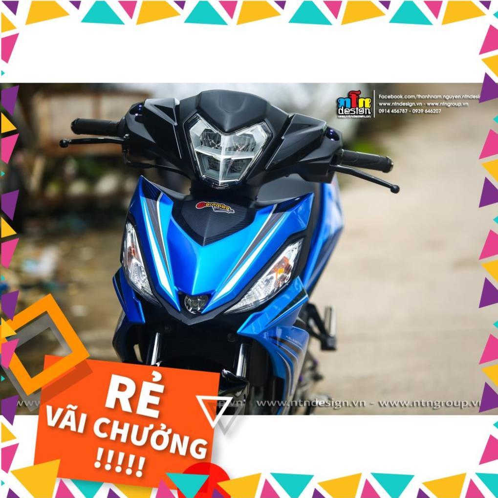 Tem Rời Winner V1 Mẫu Xanh Đen Chữ RS 150R