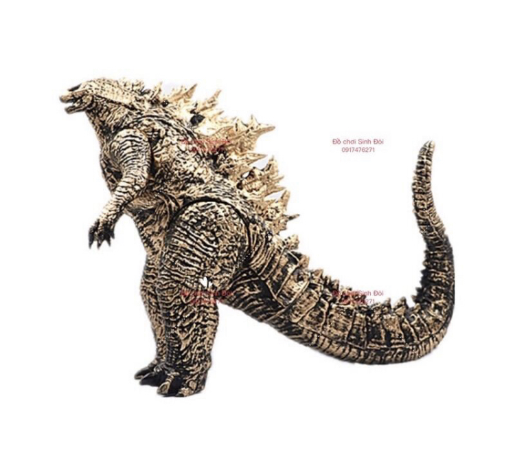 Mô hình khổng Long cao 22cm - màu trắng , vàng ngẫu nhiên