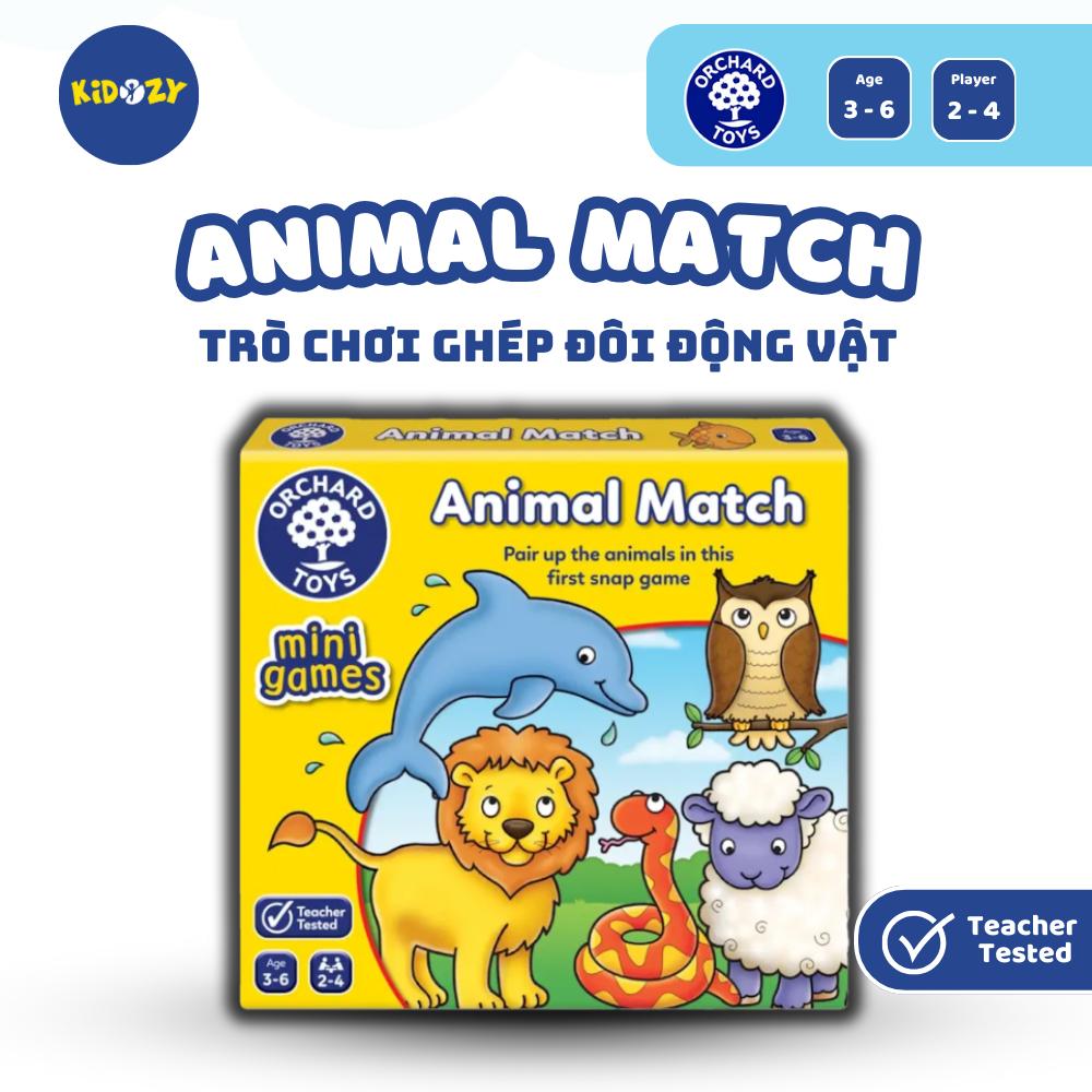 Trò chơi trí tuệ Animal Match giúp trẻ phát triển kỹ năng quan sát và khả năng ghi nhớ