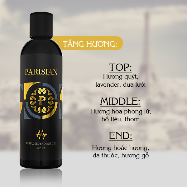 Sữa Tắm Nước Hoa Parisian NOB For Him 265ml