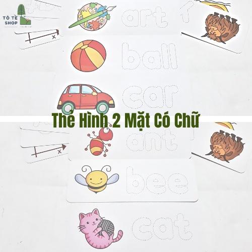 Spelling game, Trò chơi đánh vần ghép từ vựng tiếng Anh, Đồ chơi Tiếng Anh Cho bé, có các chữ cái và thẻ bằng tiếng anh