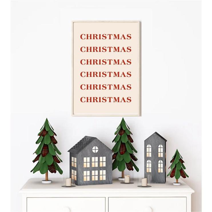 TRANH TREO TƯỜNG VINTAGE GIÁNG SINH 03