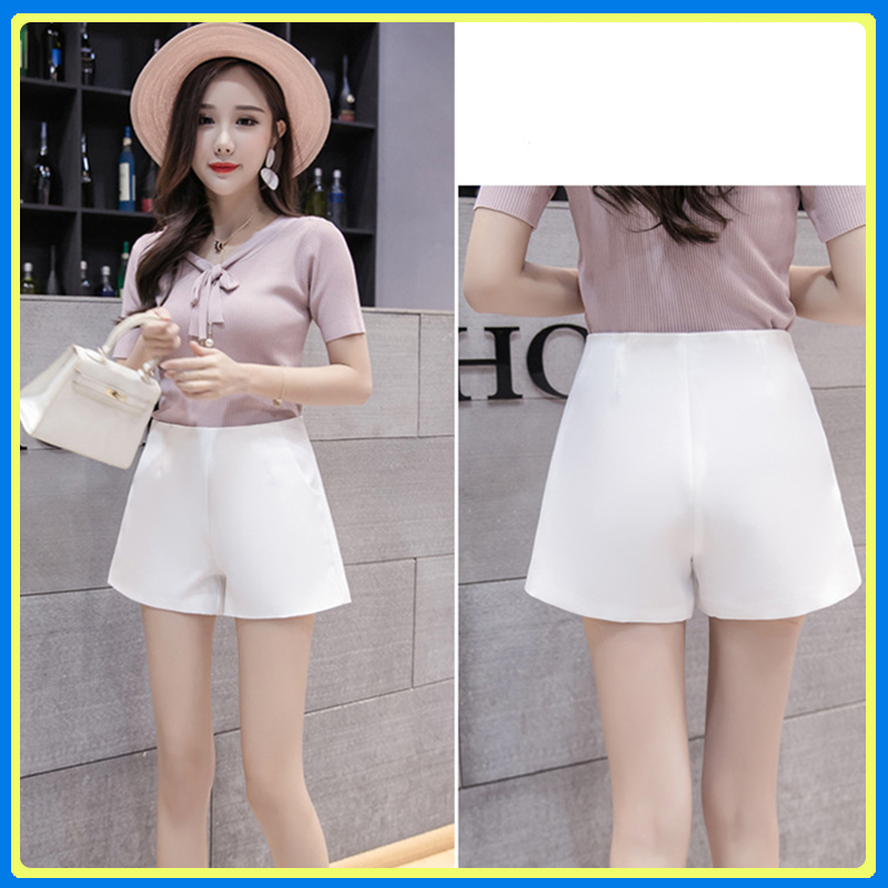 Quần short nữ ống rộng cạp cao QK3 - Quần short đùi nữ bigsize