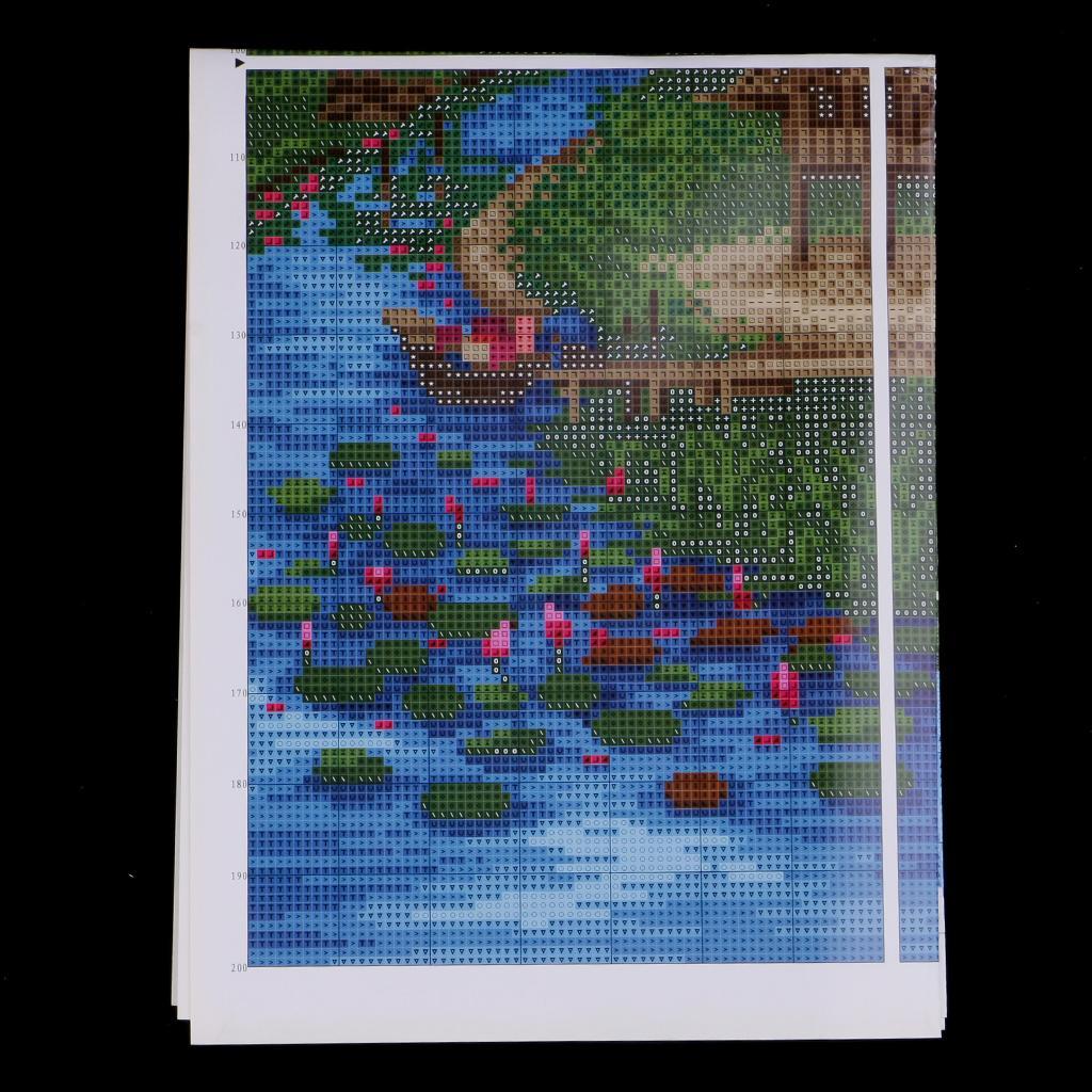 DIY Landscape Dimensions Counted Cross Stitch Kits Stamped Patterns Handmade