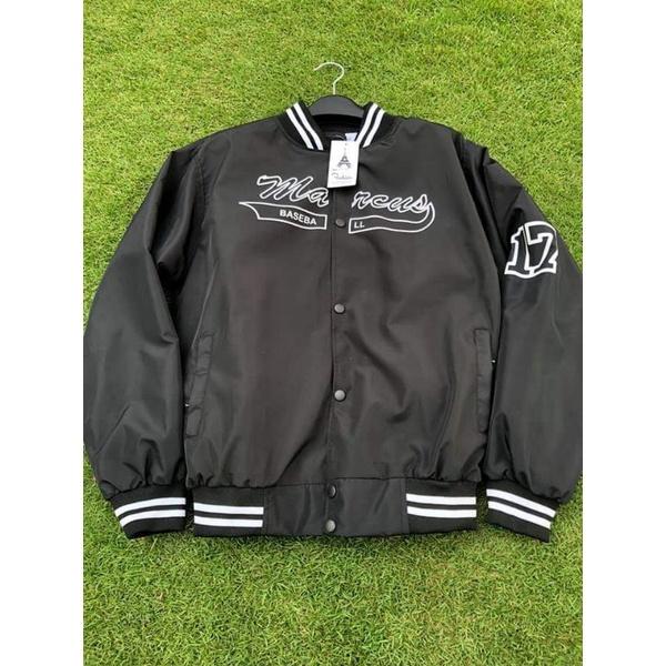 Áo khoác bomber jacket dù 2 lớp form rộng nam nữ