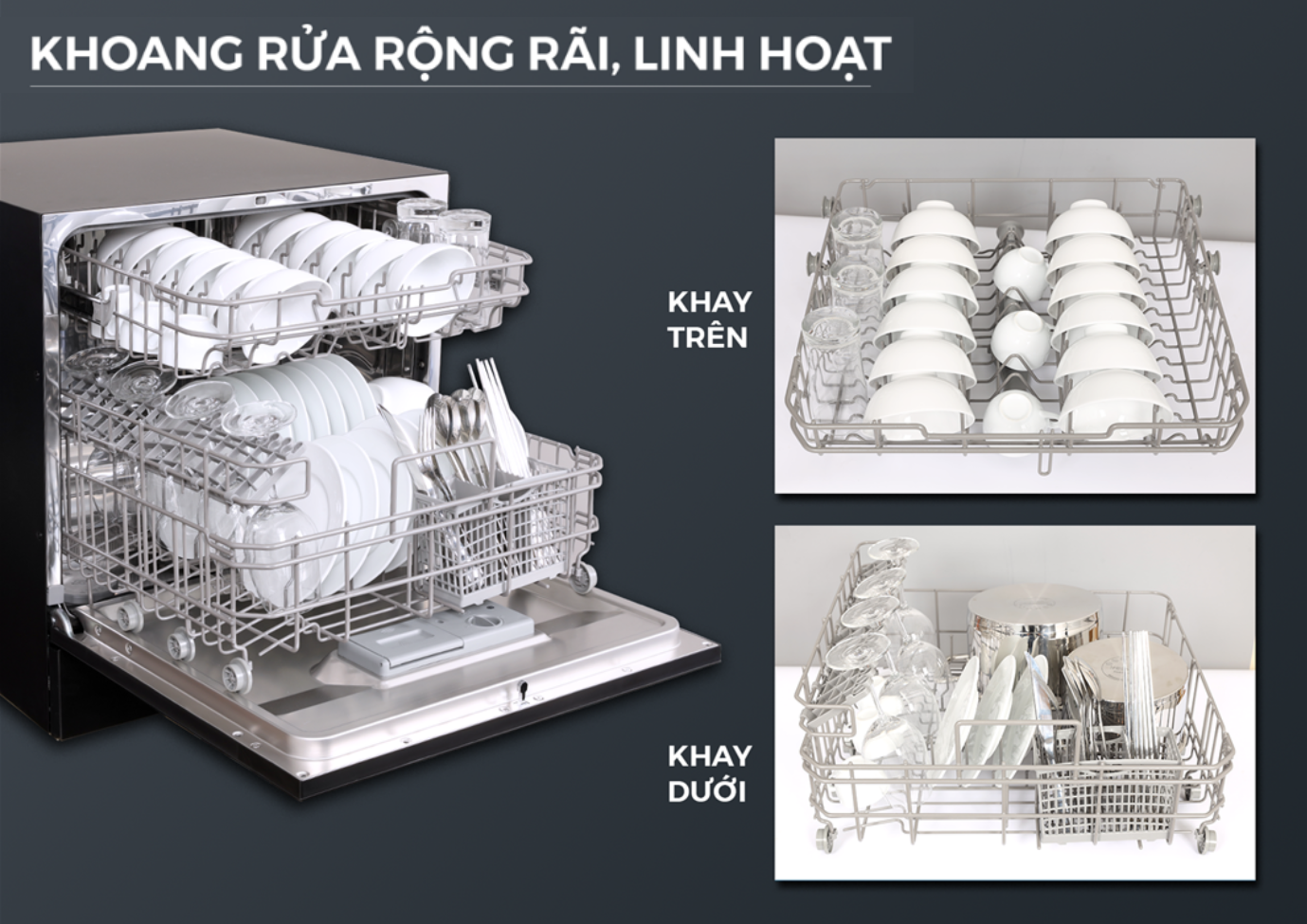 Hình ảnh MÁY RỬA BÁT DUSLER SMS88DL03E - Hàng Chính Hãng