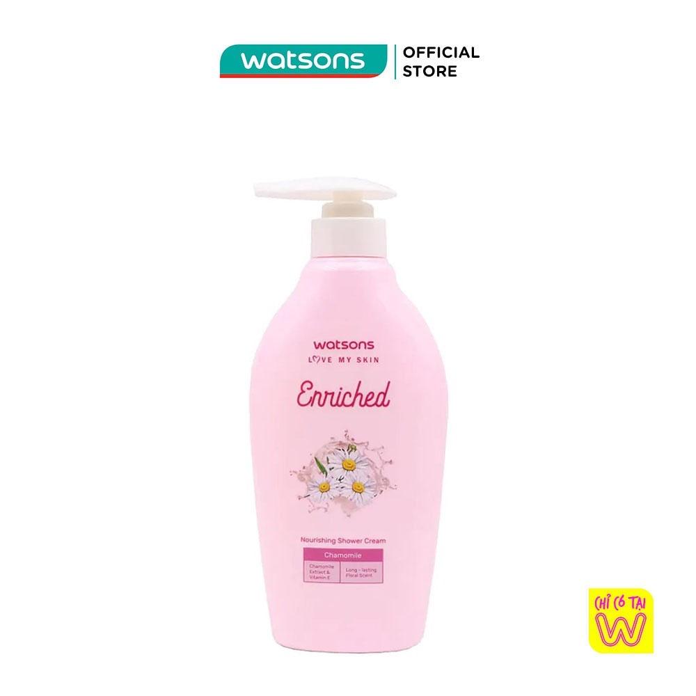 Kem Tắm Watsons Enriched Chamomile Nourishing Shower Cream 400ml
