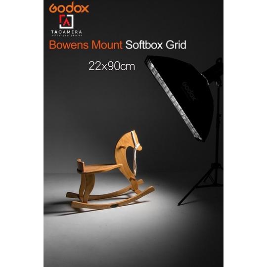 Softbox Godox 22x90cm ngàm Bowen (Có tổ ong) - Hàng Chính Hãng