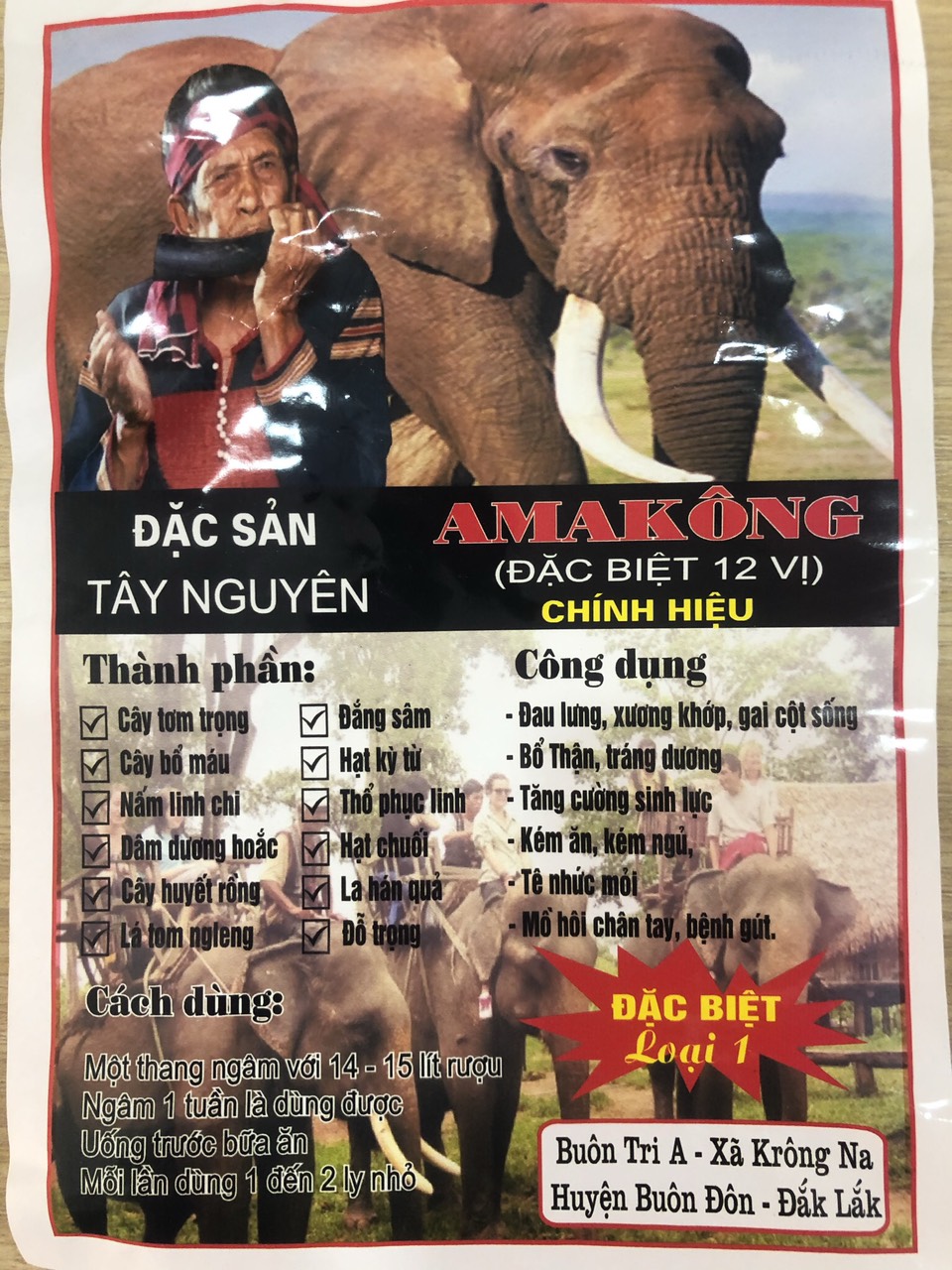 Thang Amakong đặc sản Tây Nguyên - Hàng Chính hãng