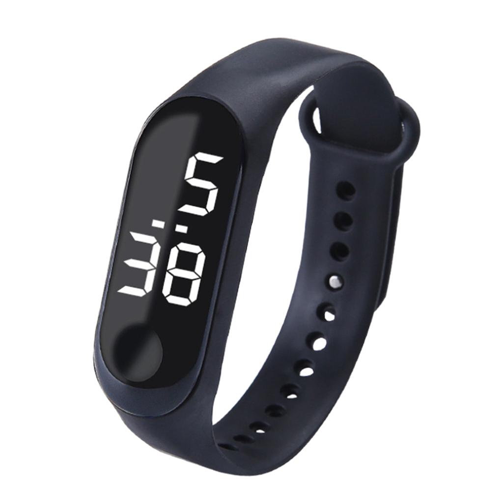 Đồng Hồ Thông Minh Có Đèn LED Với Dây Đeo Silicone