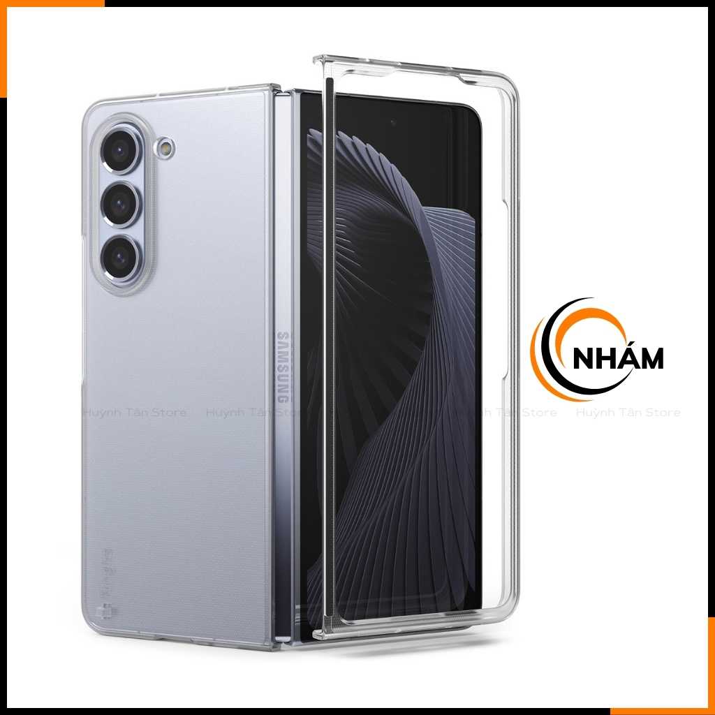 Ốp lưng z fold 5 RINGKE chính hãng trong suốt chống sốc FUSION X chống ố vàng phụ kiện điện thoại huỳnh tân store - Hàng nhập khẩu