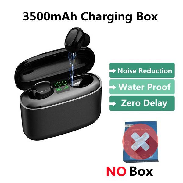TWS Bluetooth Chủ Động Loại Bỏ Tiếng Ồn Thể Thao Tai Nghe HiFi Stereo Tai Nghe Nhét Tai Không Dây Tai Nghe Có Micro