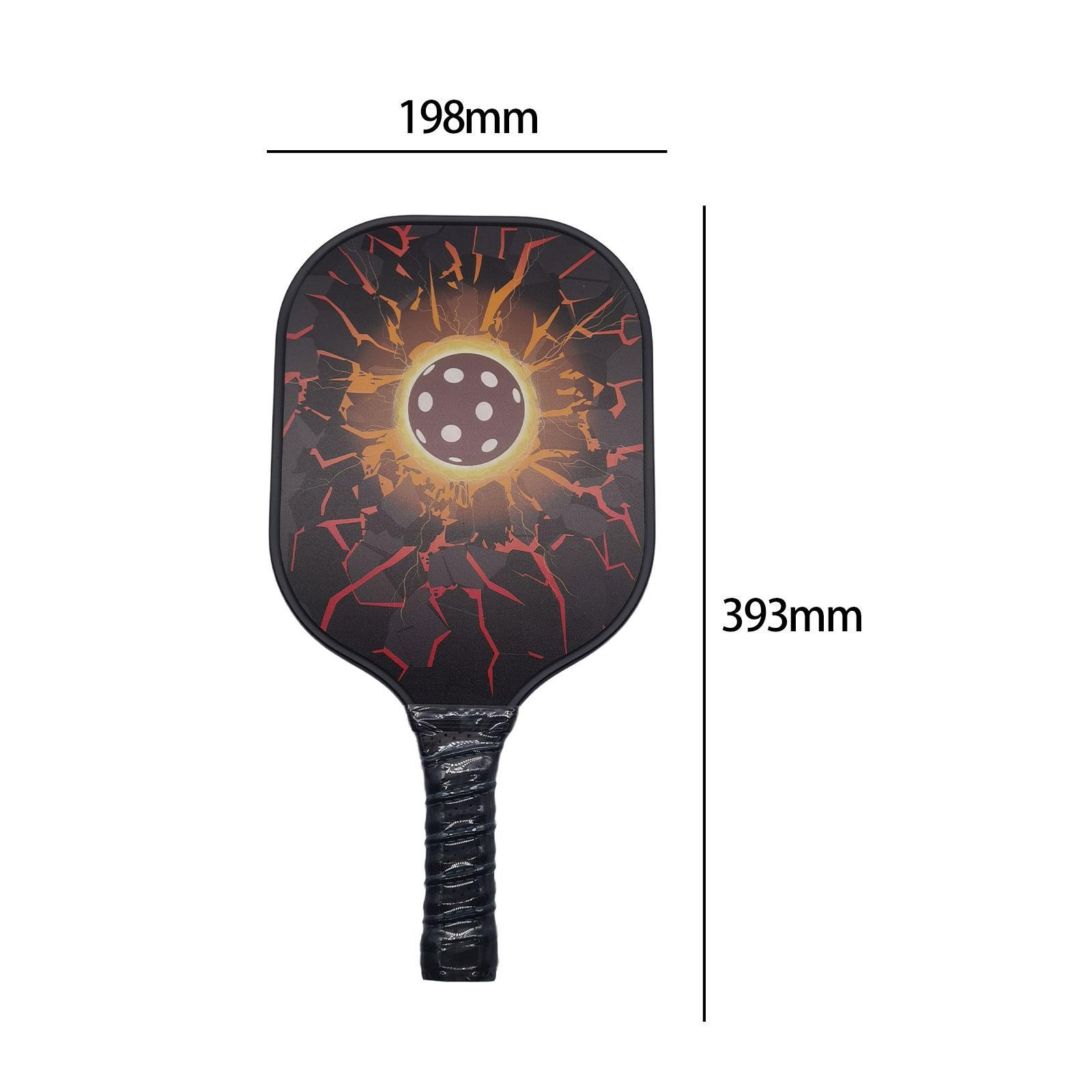 Pickleball Paddles Set of 2 Indoor Outdoor Pickleballs Balls with Storage Bag Pickleball Racquets for Beginner to Advanced Player