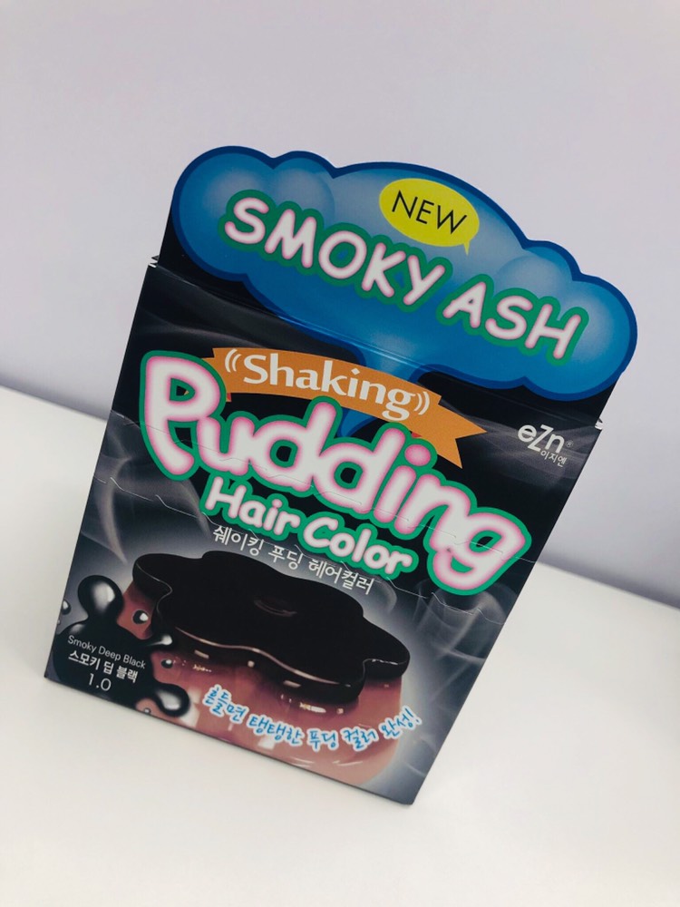 THUỐC NHUỘM TÓC HÀN QUỐC EZN SHAKING PUDDING HAIR COLOR 1.0 KHÔNG CHẤT ĐỘC HẠI