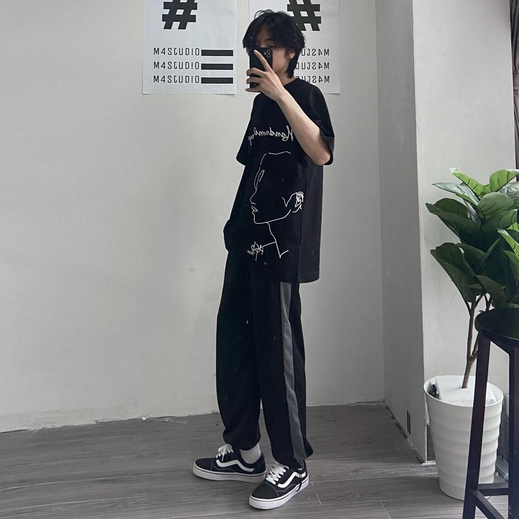 Quần 1 Line jogger dây rút