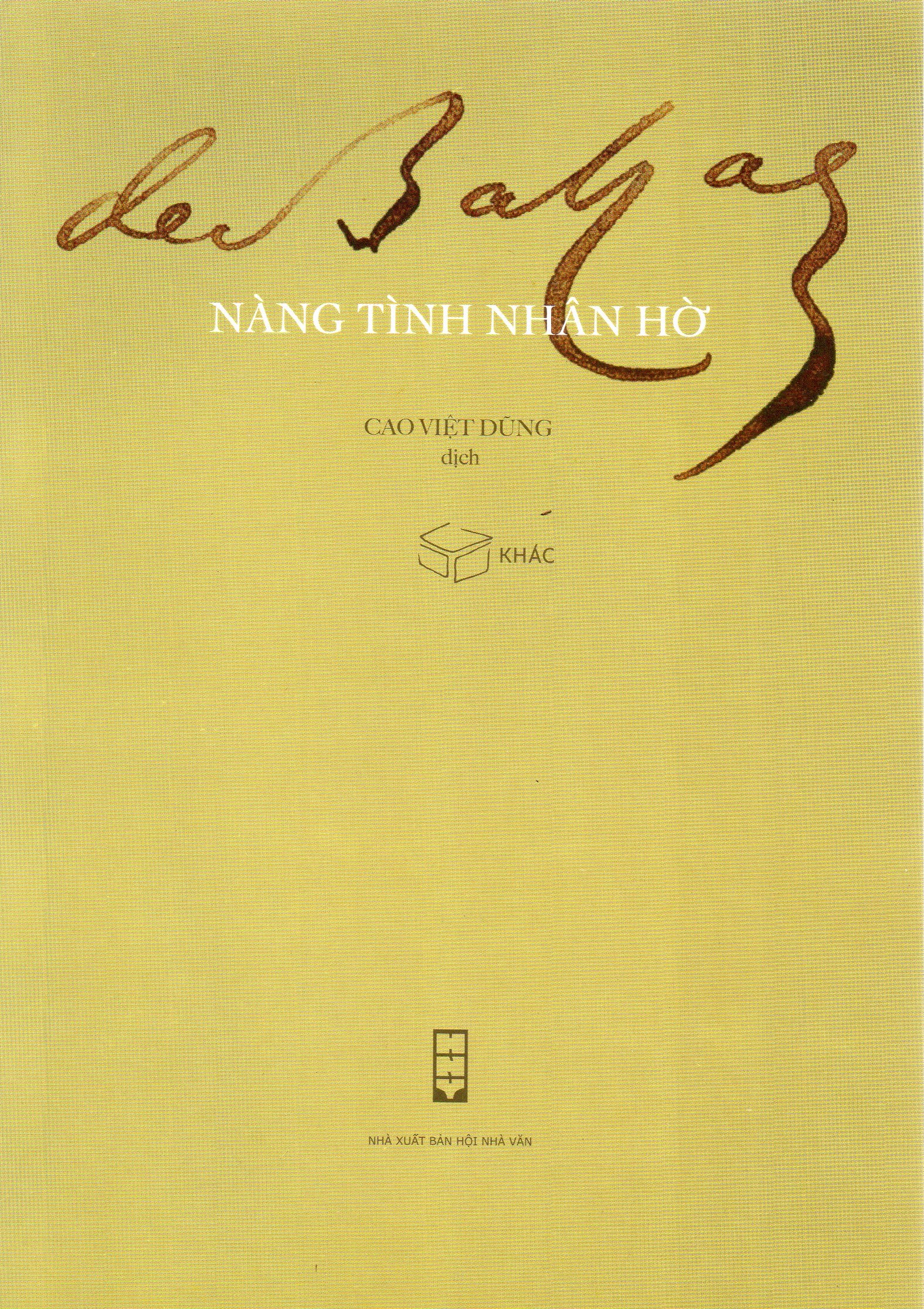 Balzac - Nàng tình nhân hờ