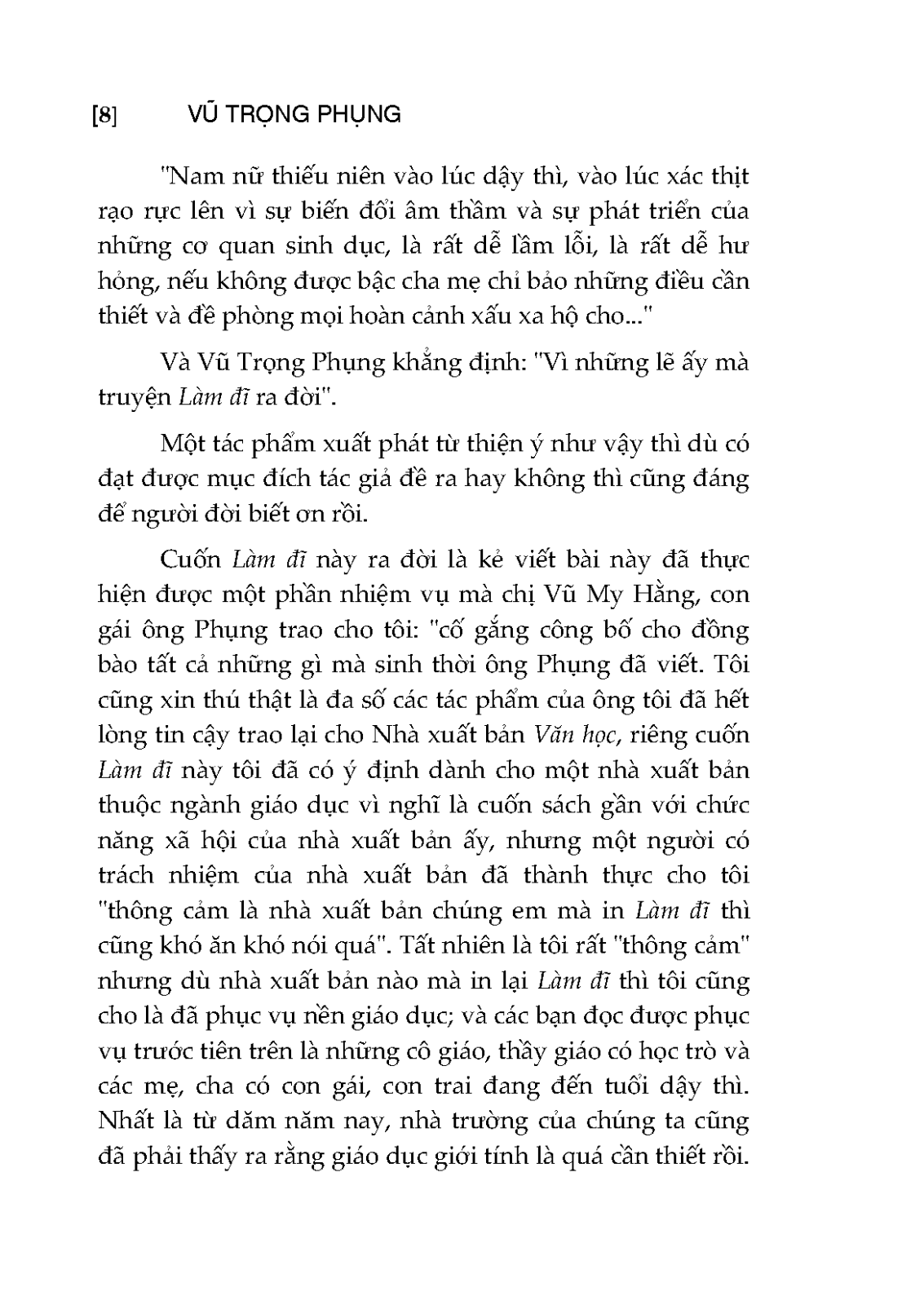 Danh Tác Văn Học Việt Nam - Làm Đĩ - Bìa Cứng