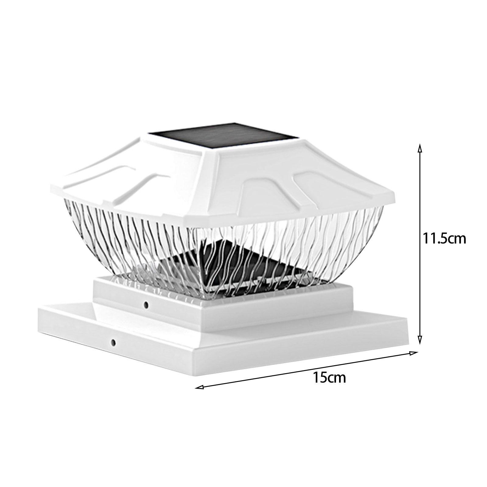 Solar Post Lights Outdoor LED Solar Powered Lights for Backyard Garden Decor