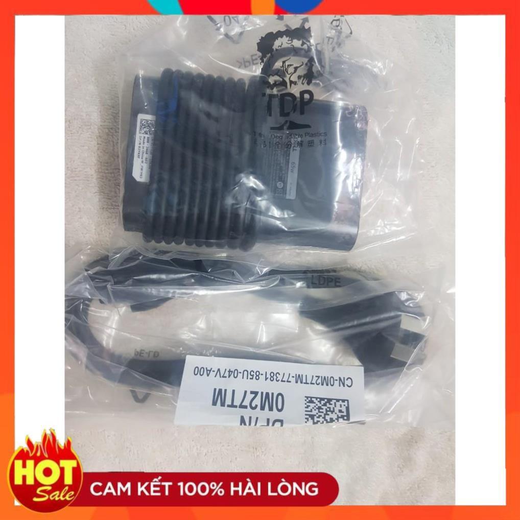 Adapter sạc Dùng Cho laptop Dell Ovan 65w đầu type C dùng cho laptop dell đời mới cổng Type C