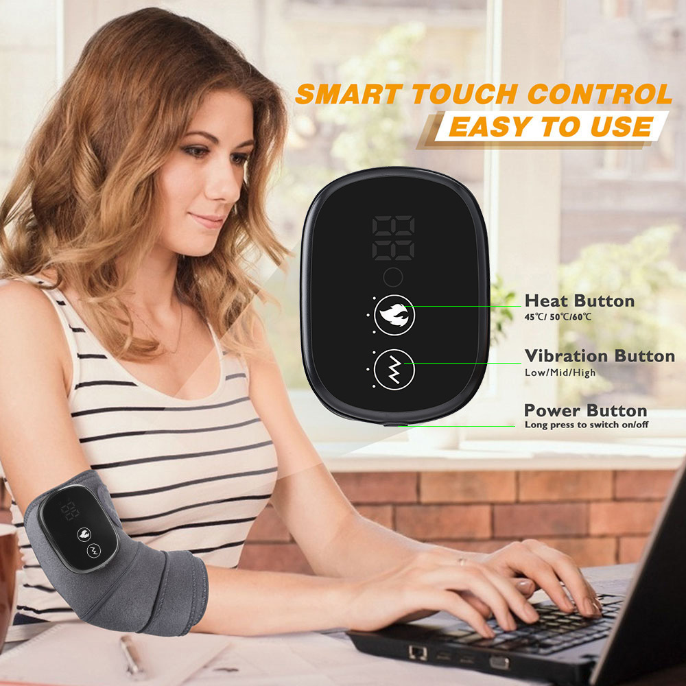 Đai massage khớp gối, vai sưởi ấm Heating Massage Electric 5000mAh