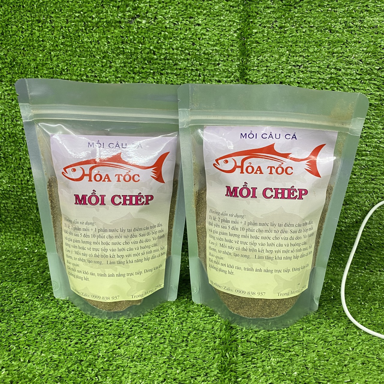 Mồi Câu Cá Hỏa Tốc, Mồi Chép Gói 250g Dùng Câu Sông, Hồ Dịch Vụ