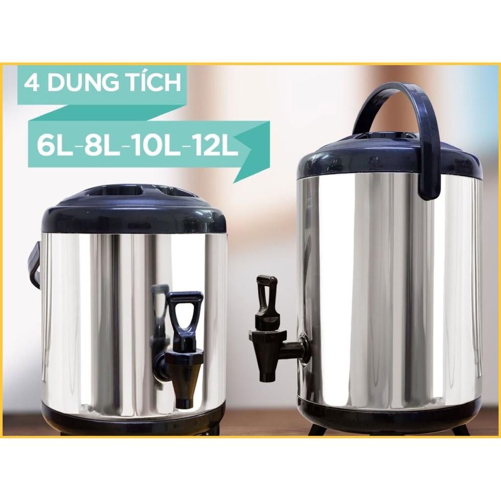 Bình Ủ Trà, Bình Giữ Nhiệt Trà Sữa 10L Inox