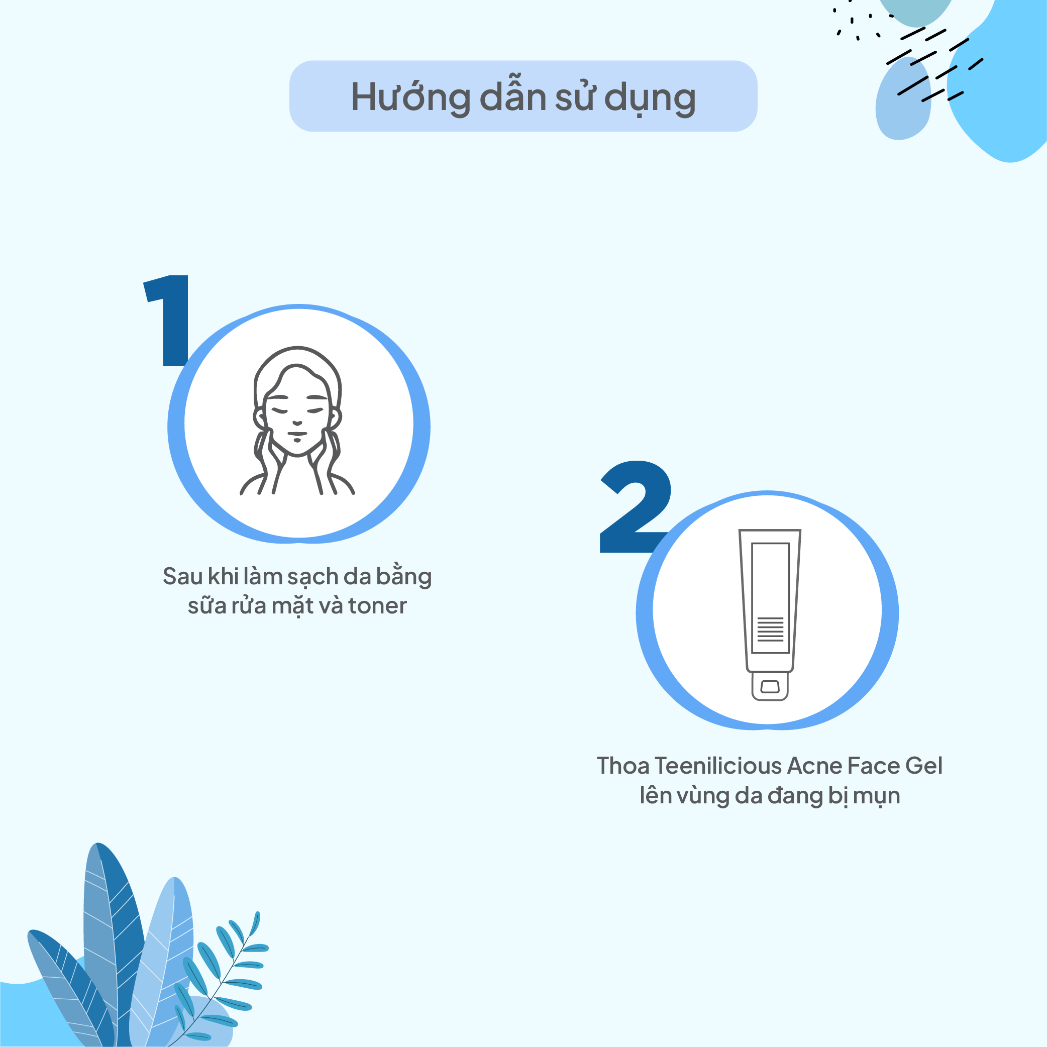 Gel Hỗ Trợ Trị Mụn, Giảm Mụn Dành Cho Da Dầu Mụn &amp; Da Nhạy Cảm Teenilicious Acne Face Gel - Tuýp 30g