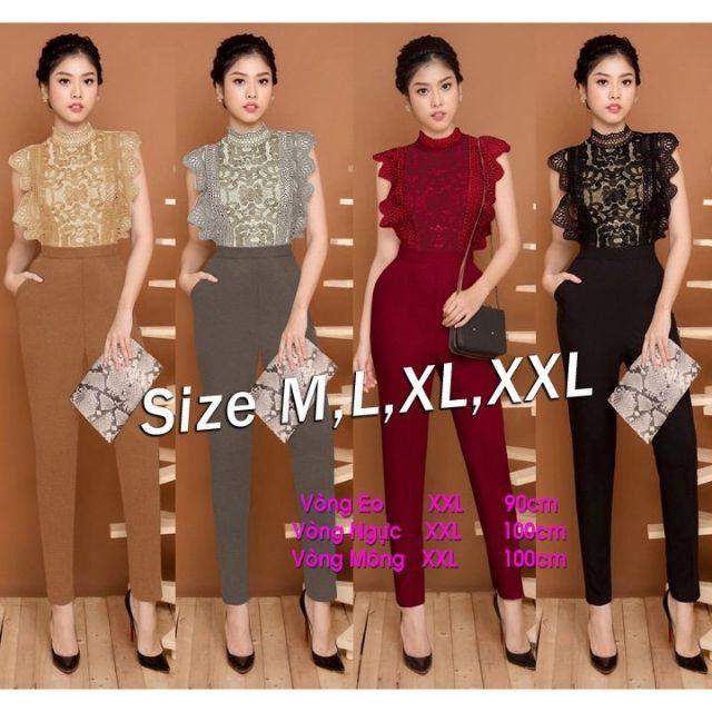 Jum dài cổ lọ phối ren xinh xắn