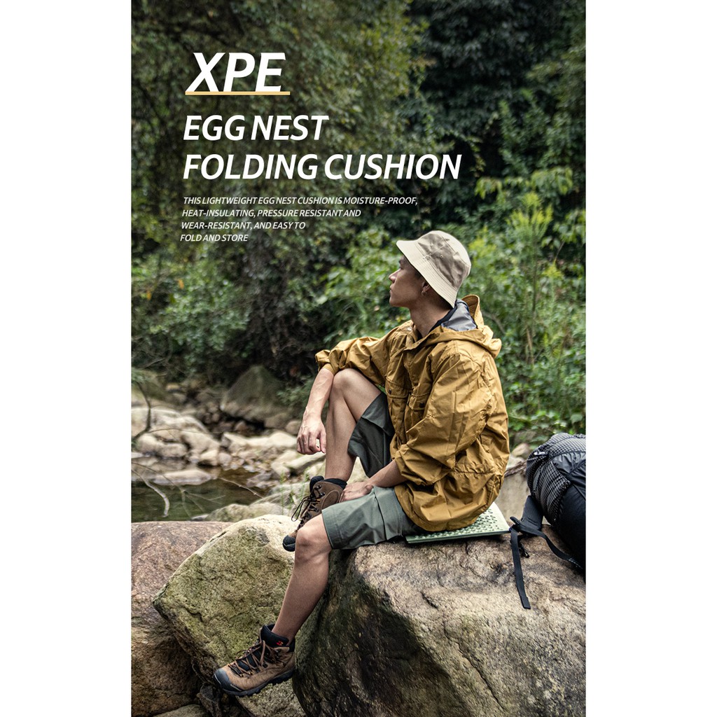 Tấm đệm ngồi tổ trứng XPE gấp gọn NatureHike NH20PJ025