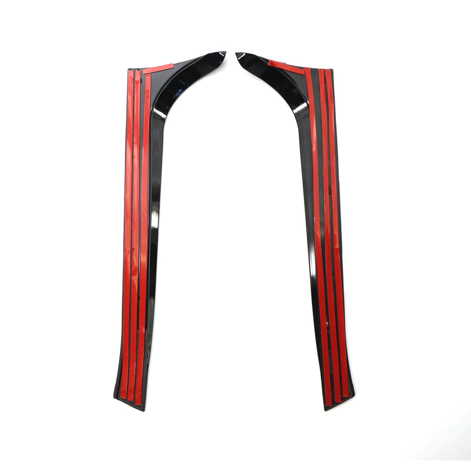 Rear Window Side Spoiler Canard Canards Splitter Replacement for VW Golf 6 MK6 GTI/GTR/GTD 2008-2013