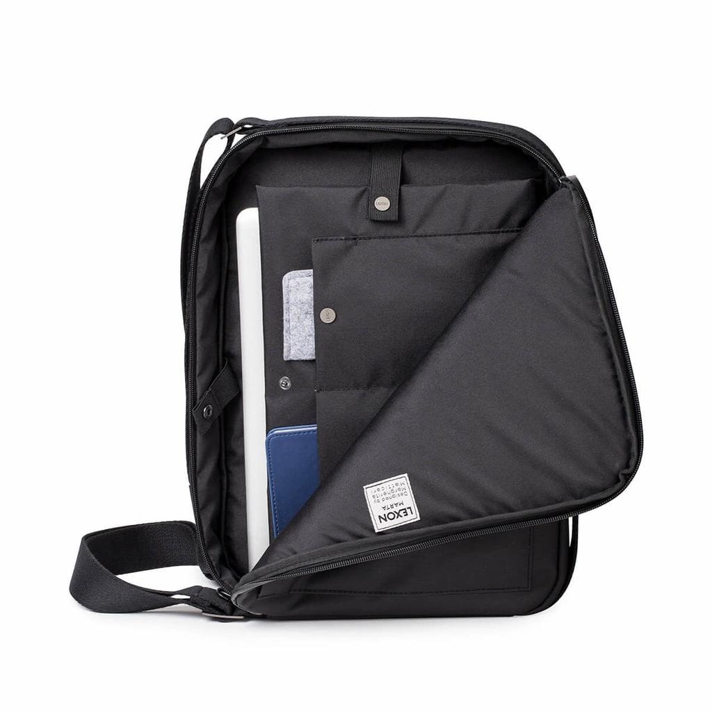 Cặp laptop 2 cách đeo LEXON size 14inch/15inch - MARTA MESSENGER BACKPACK - Hàng chính hãng