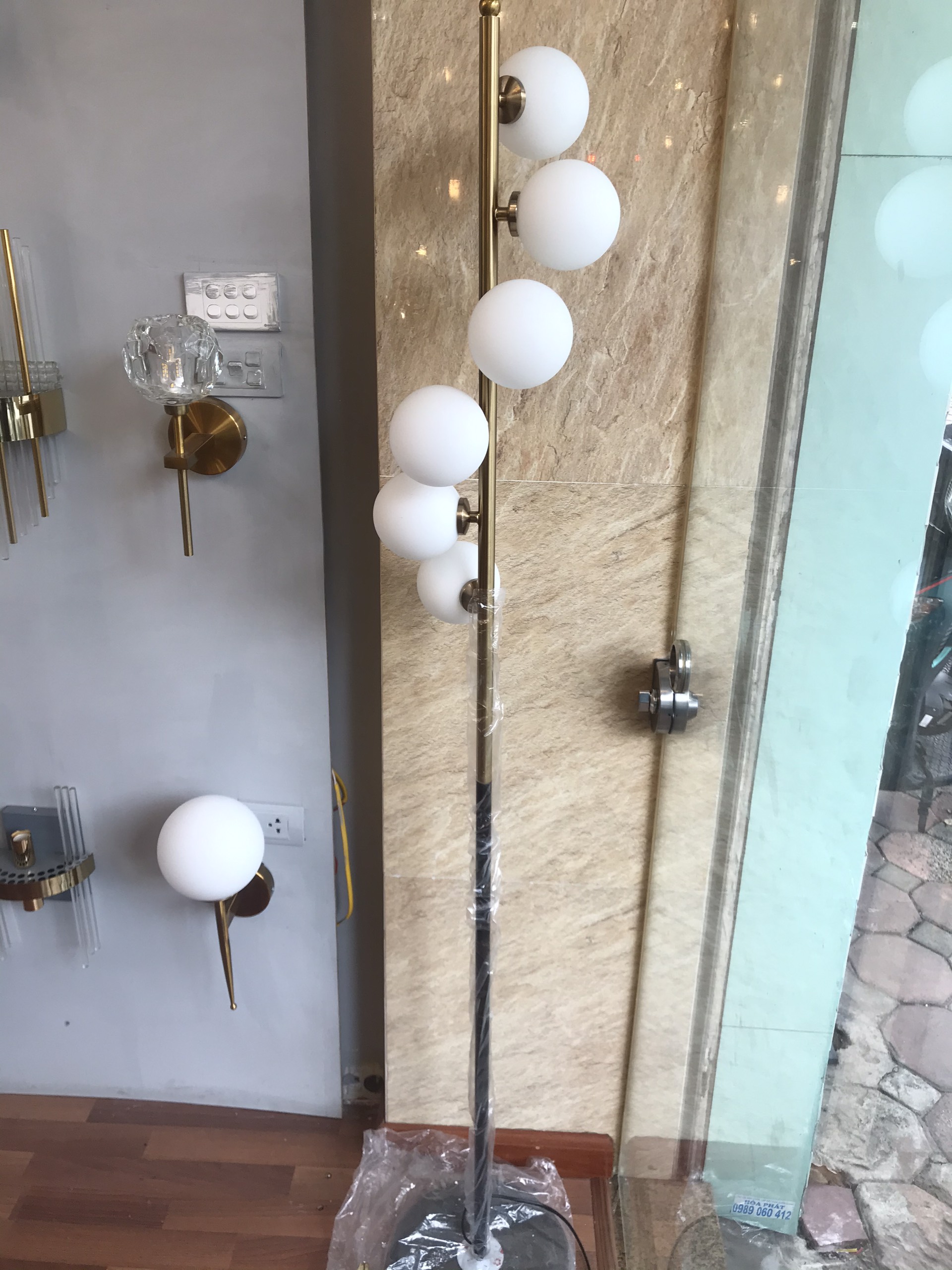 Đèn cây 6 bóng - decor