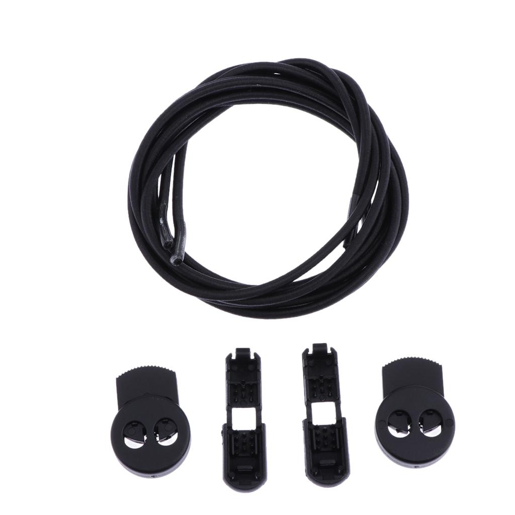 No Tie Shoelaces, Reflective Elastic Lock Shoe Laces, 100cm One Size Fits All Adult and Kids Shoes