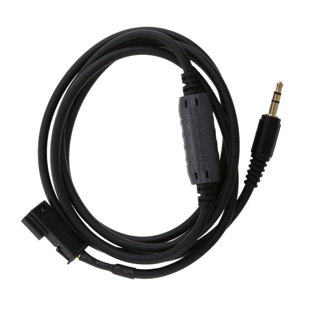Car Aux Cable 3.5mm Male Jack Input Cable Stereo Audio Adapter For E46