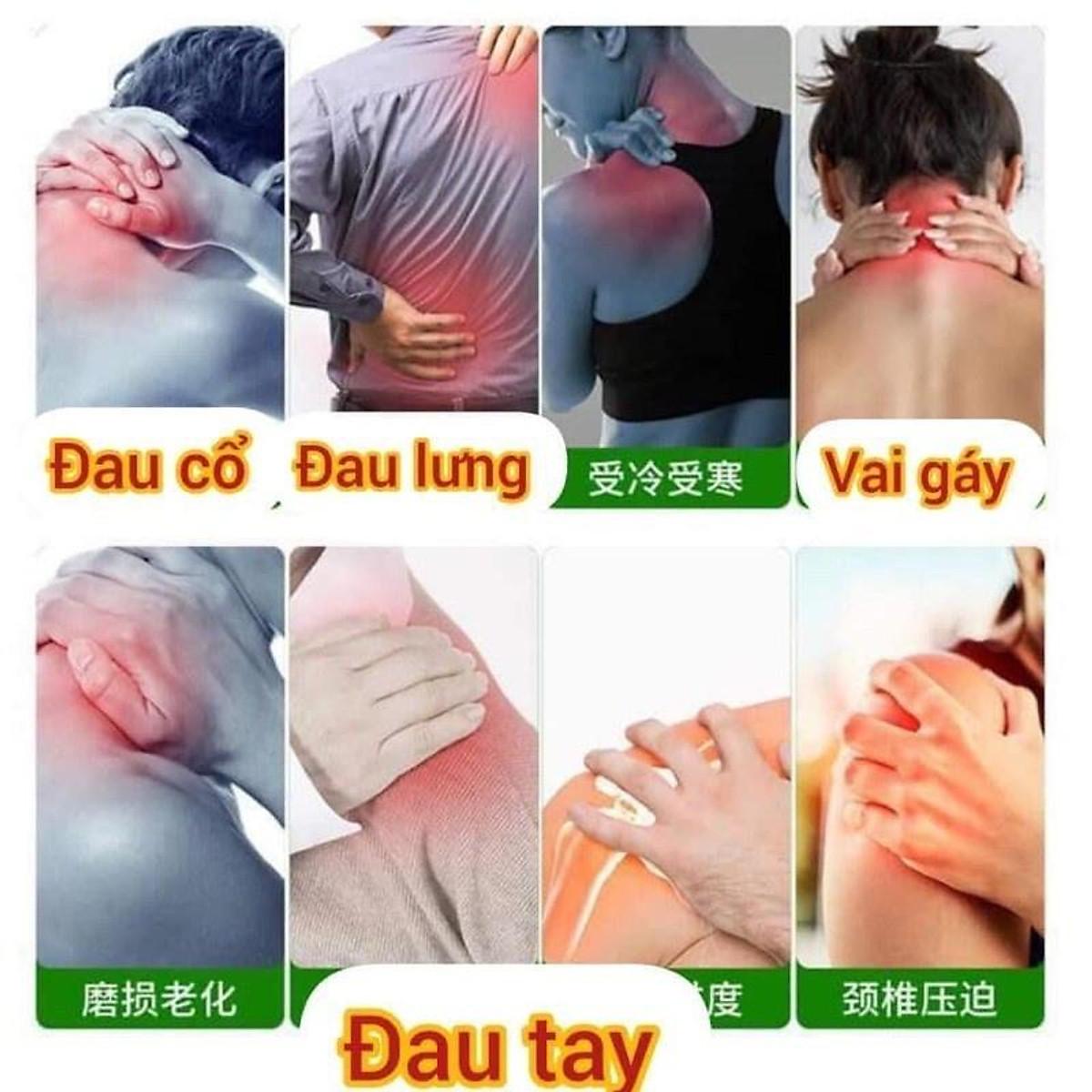 Hộp 12 Miếng Dán Ngải Cứu Vai Gáy Giảm Đau Cổ Vai Gáy Giảm Đau Thắt Lưng