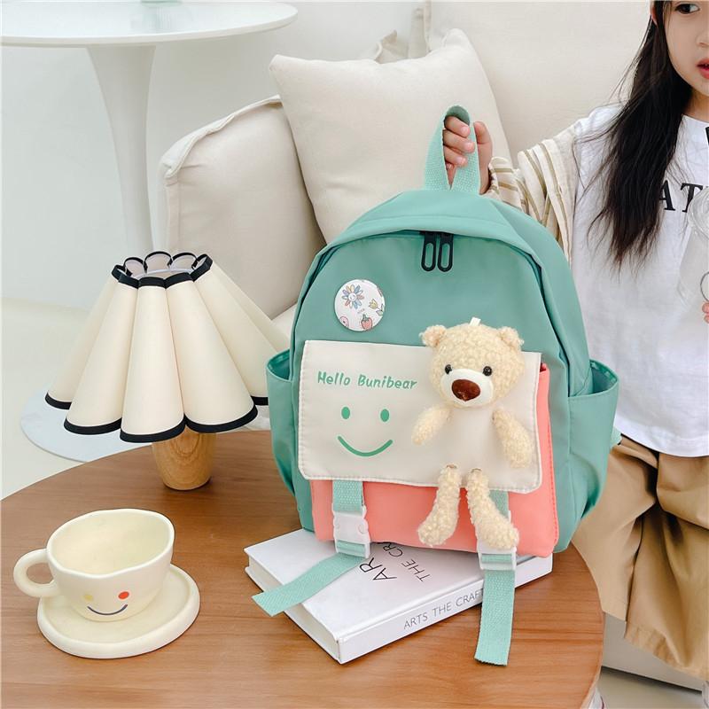 Ba Lô Cho Bé Trai Bé Gái Đi Học 3-8 Tuổi Hello Bunibear BLV01